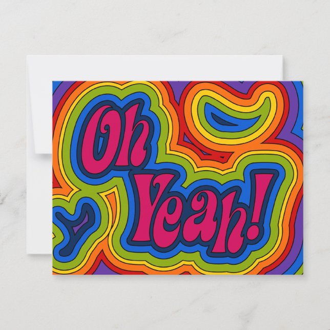 Oh Yeah! Invitation/Announcement Invitation (Front)