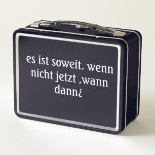 OH YEAH-MEI PAUSENTIME METALL BROTDOSE METAL LUNCH BOX
