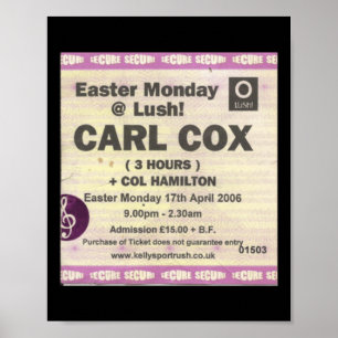 Oh Yes Oh Yes Oh Yes Portrush Ticket Sticker  Poster