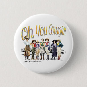 Oh You Cowgirl! Collection 2 Inch Round Button