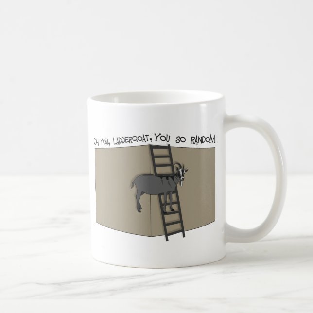 Oh YOU Laddergoat-You SO Random Coffee Mug (Right)