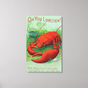 Oh You Lobster Scene Canvas Print