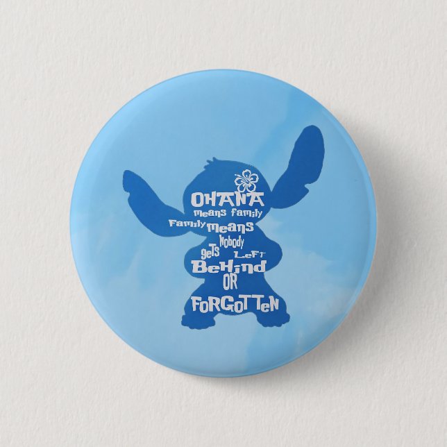 Ohana 2 Inch Round Button (Front)