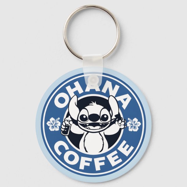Ohana Coffee Logo Keychain (Front)