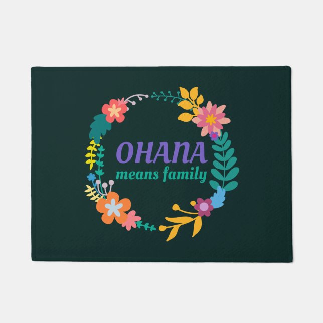 Ohana Means Family | Doormat (Front)