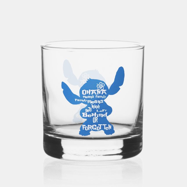 Ohana Whiskey Glass (Front)
