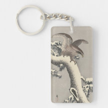 Ohara Kosen Eagle on Snowy Branch