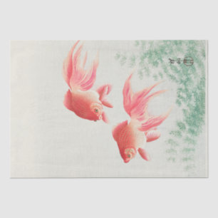 Ohara Koson Two veil goldfish (1926) Tissue Paper