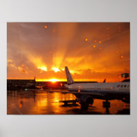 O'Hare Sunset Poster