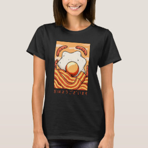 Ohayo Egg Bacon Sausage Hotdog Breakfast Food Baco T-Shirt