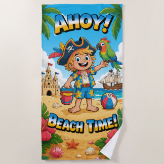 Ohé ! Serviette de plage Temps de plage