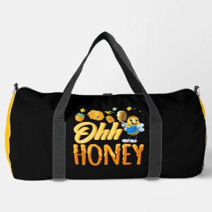 Ohh Honey Cartoon Bee  Duffle Bag