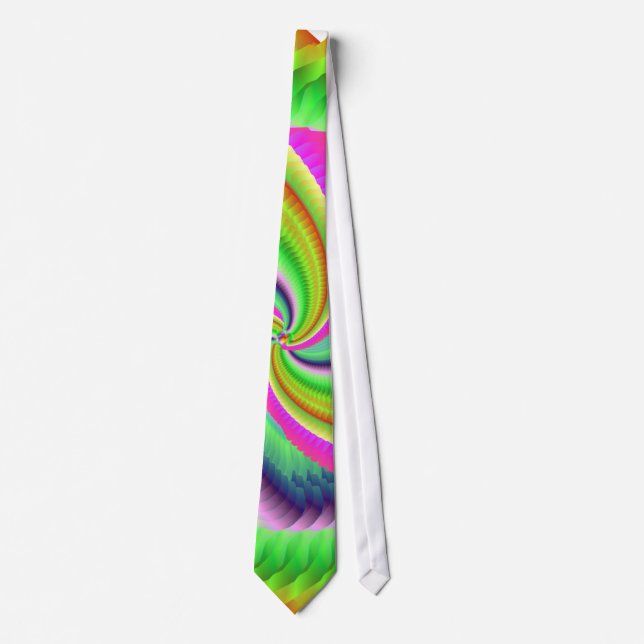 Ohhhhh Pretty Fractal copy Tie (Front)
