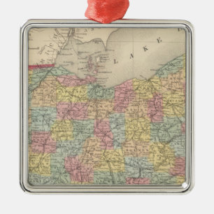 Ohio 13 metal ornament