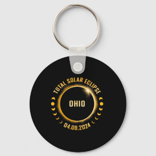 Ohio 2024 Total Solar Eclipse  Keychain