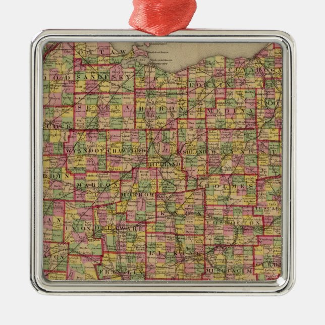 Ohio 3 metal ornament (Front)