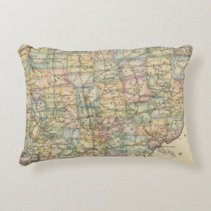 Ohio 8 accent pillow