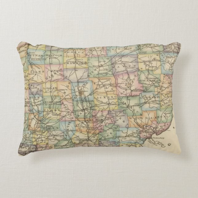 Ohio 8 accent pillow (Front)