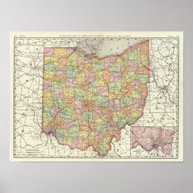 Ohio and Hamilton County Poster (Front)