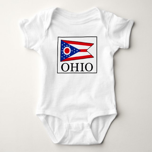 Ohio Baby Bodysuit (Front)