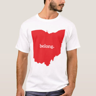Ohio Belong State Map T-Shirt