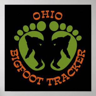 Ohio Bigfoot Tracker Poster