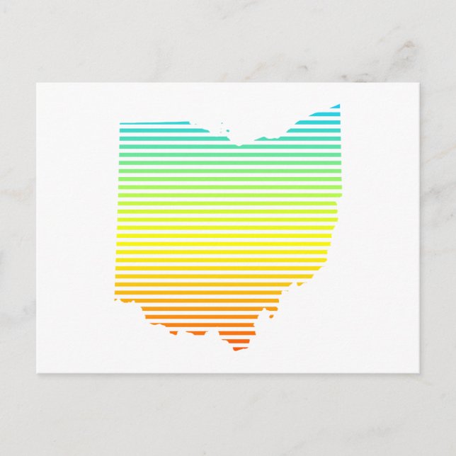 ohio chill fade postcard (Front)
