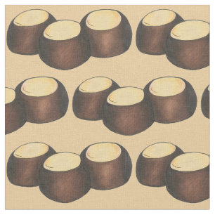 Ohio Chocolate Peanut Butter Buckeye Nut Candy OH Fabric