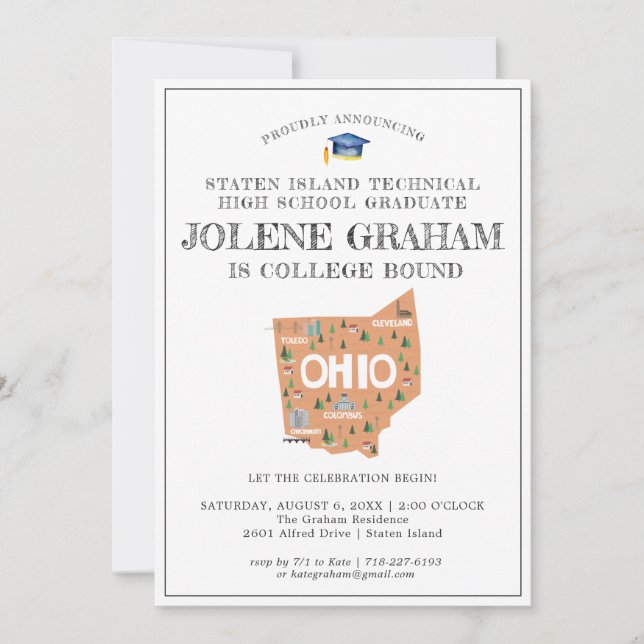 Ohio | College Bound Graduation Party (Front)