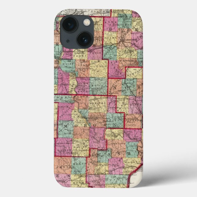 Ohio Counties Case-Mate iPhone Case (Back)