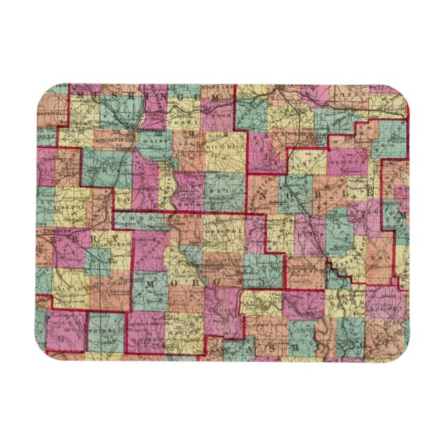 Ohio Counties Magnet (Horizontal)