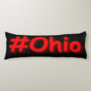 "#Ohio " Cute Design. Buy Now Body Pillow