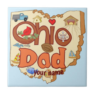 Ohio Dad Tile