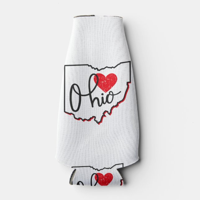 Ohio Day Bottle Cooler (Front)