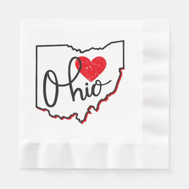 Ohio Day Napkin (Front)