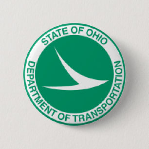 Ohio Department of Transportation Button. 2 Inch Round Button