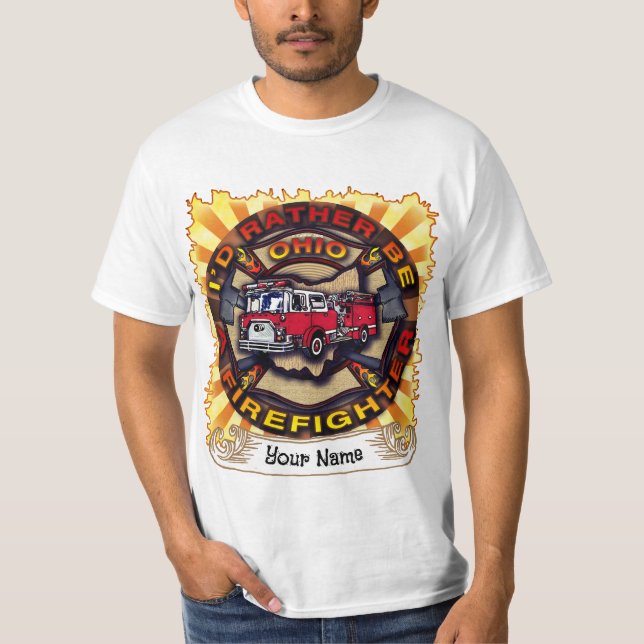 Ohio Firefighter  t-shirt (Front)