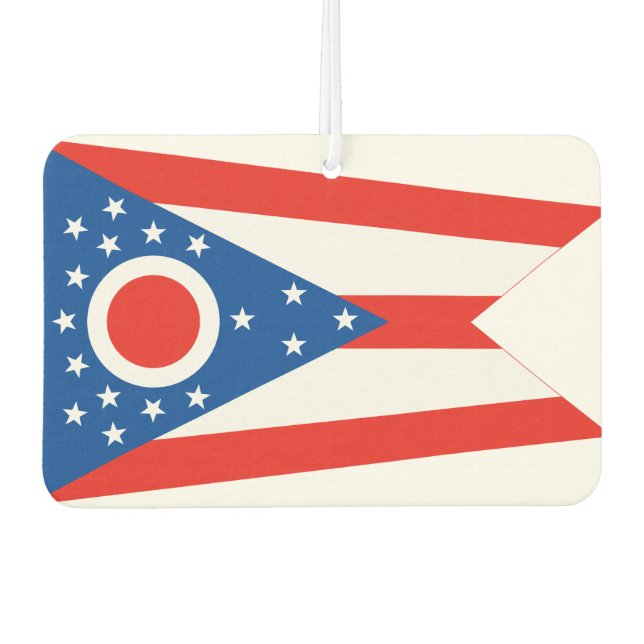 OHIO Flag - Air Freshener (Front)