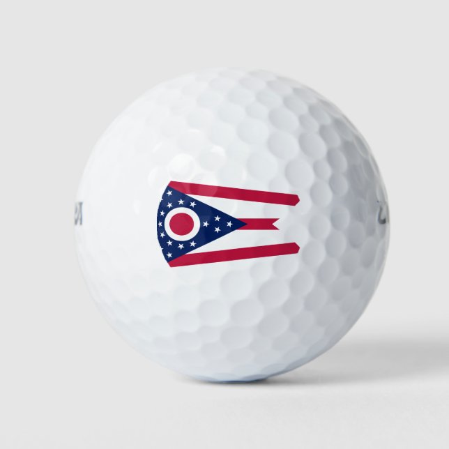 OHIO FLAG GOLF BALLS (Front)