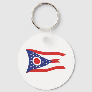 Ohio Flag Keychain