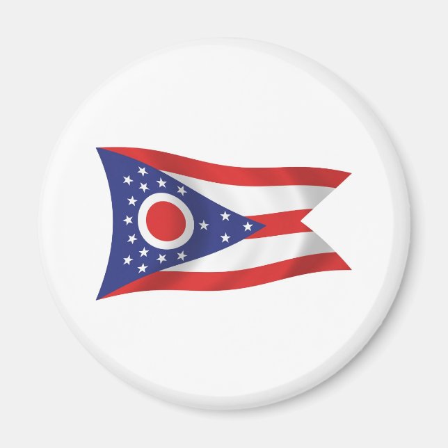 Ohio Flag Magnet (Front)