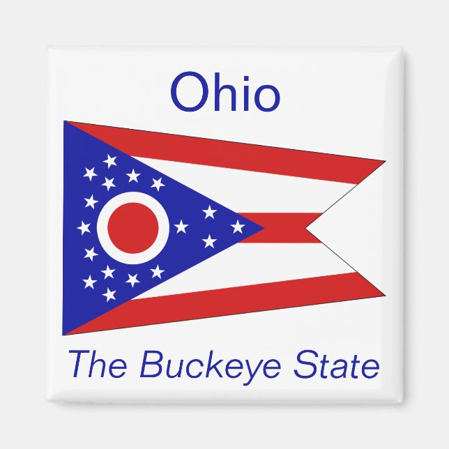 Ohio Flag Magnet (Front)