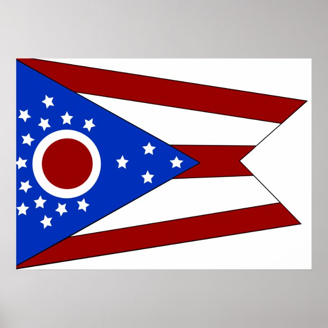 Ohio flag poster (Front)