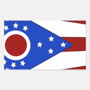 Ohio flag sticker
