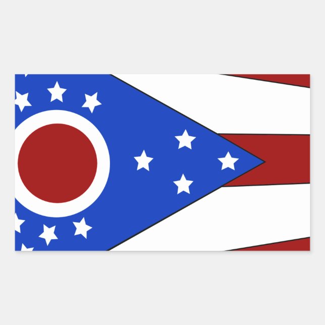 Ohio flag sticker (Front)