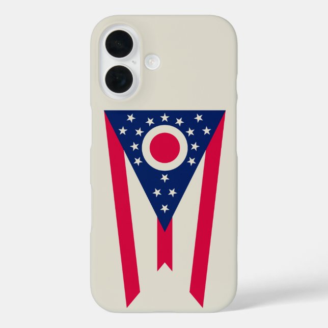 Ohio Flag: The Buckeye State Banner Case-Mate iPhone Case (Back)