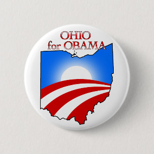 Ohio for Obama 2 Inch Round Button