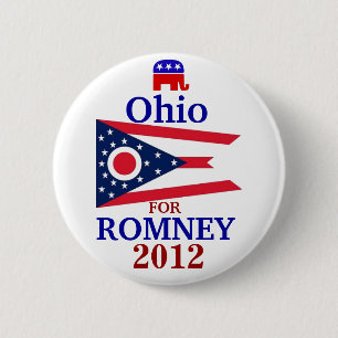 Ohio for Romney 2012 2 Inch Round Button