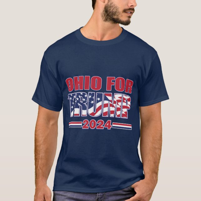 Ohio for Trump 2024 T-Shirt (Front)