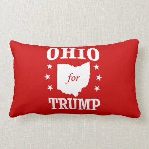 OHIO FOR TRUMP LUMBAR PILLOW